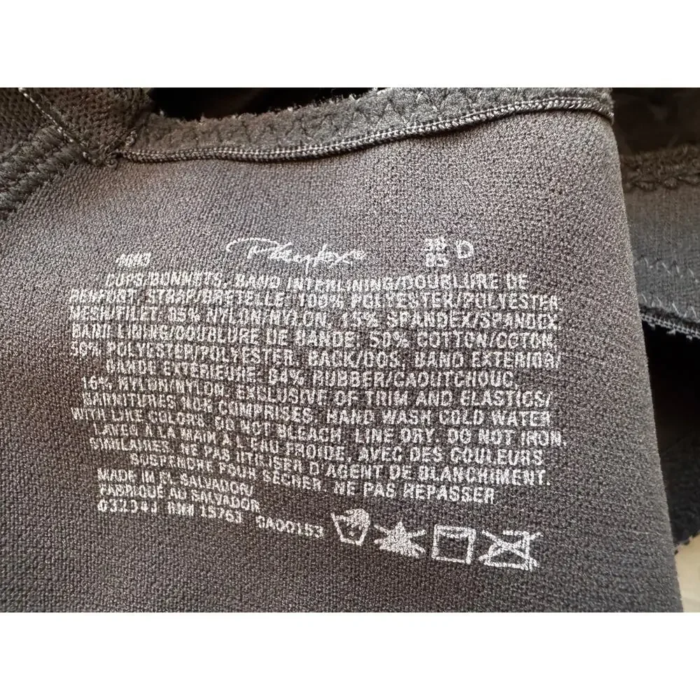 NEW MACY’S PLAYTEX 18 Hour Ultimate Shoulder Comfort Wireless Bra Size 38D